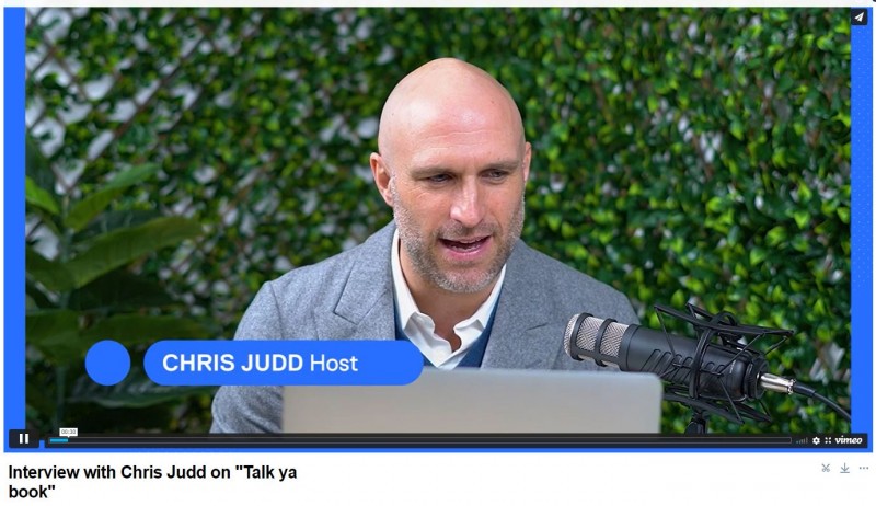 Interview with Chris Judd on "Talk Ya Book"