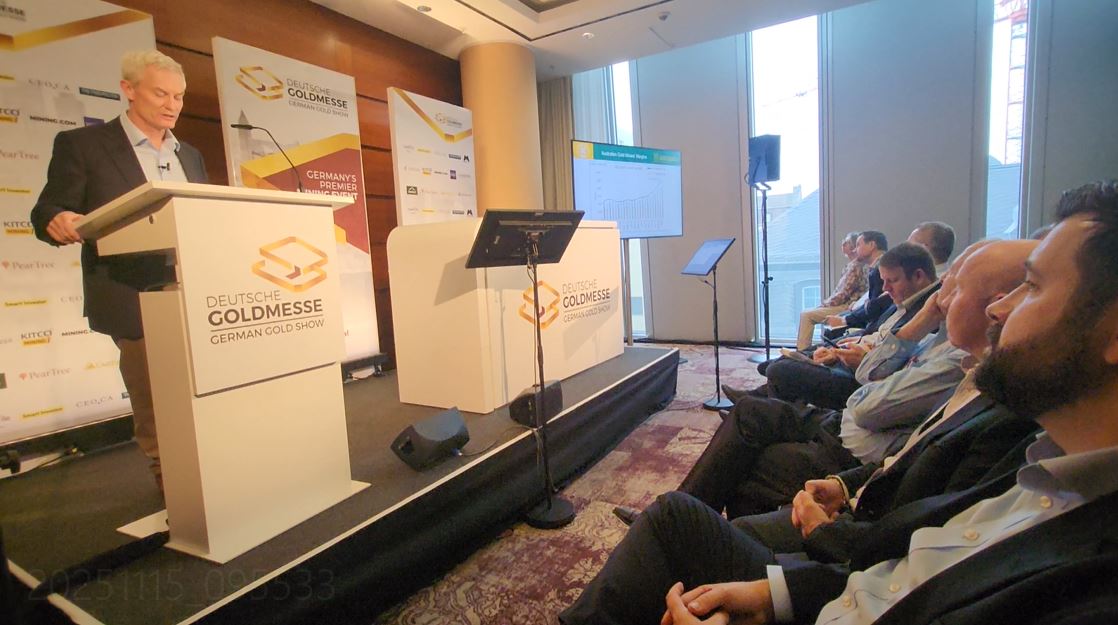 From the 2025 Deutsche Goldmesse conference in Frankfurt
