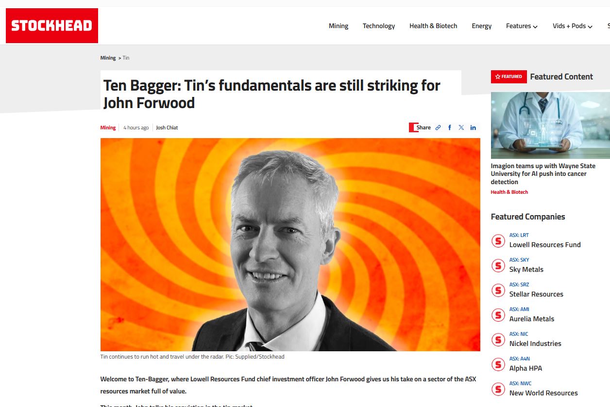 Ten Bagger - the fundamentals are striking