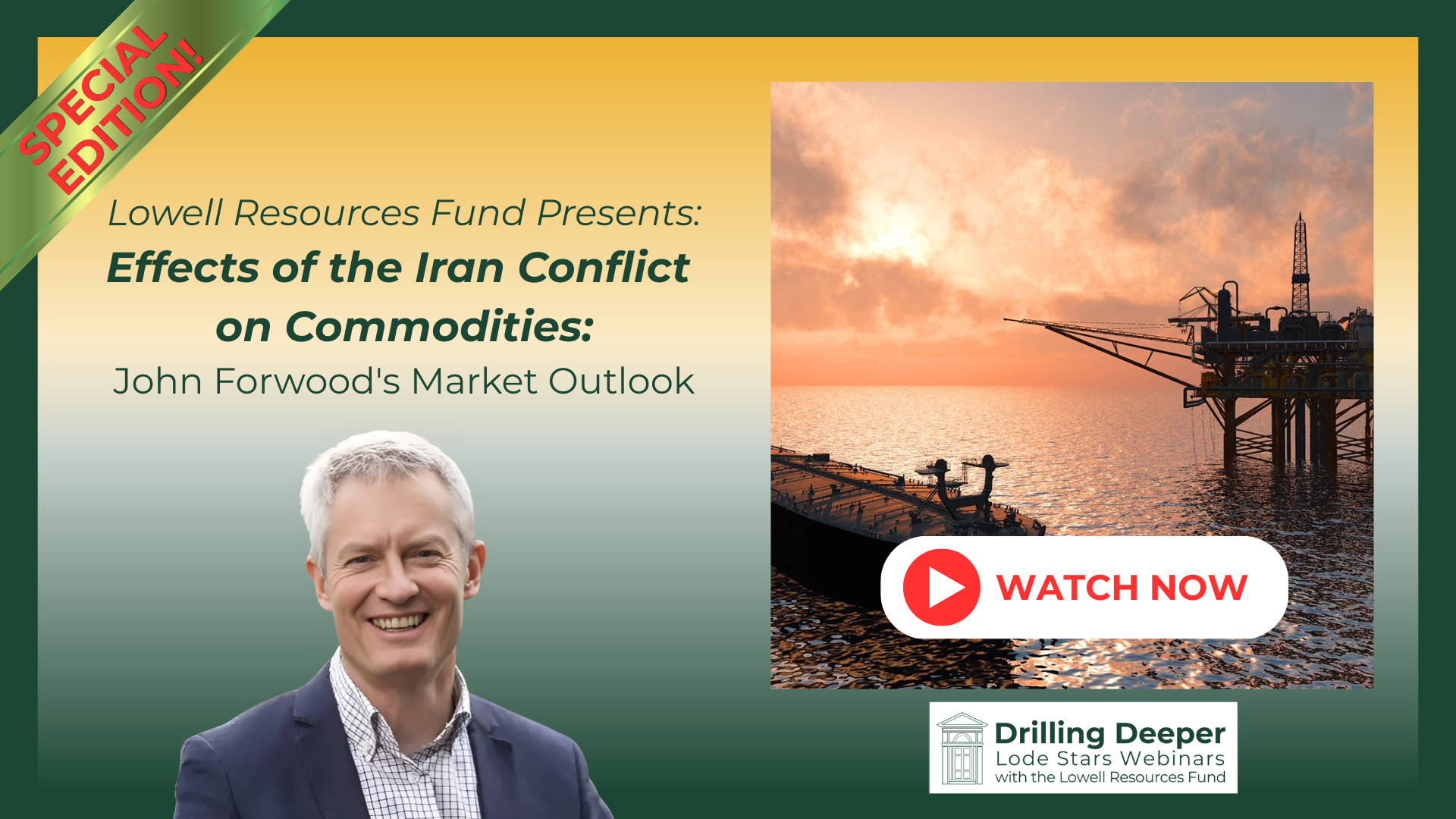 Effects of the Iran Conflict on Commodities: John Forwood's Market Outlook