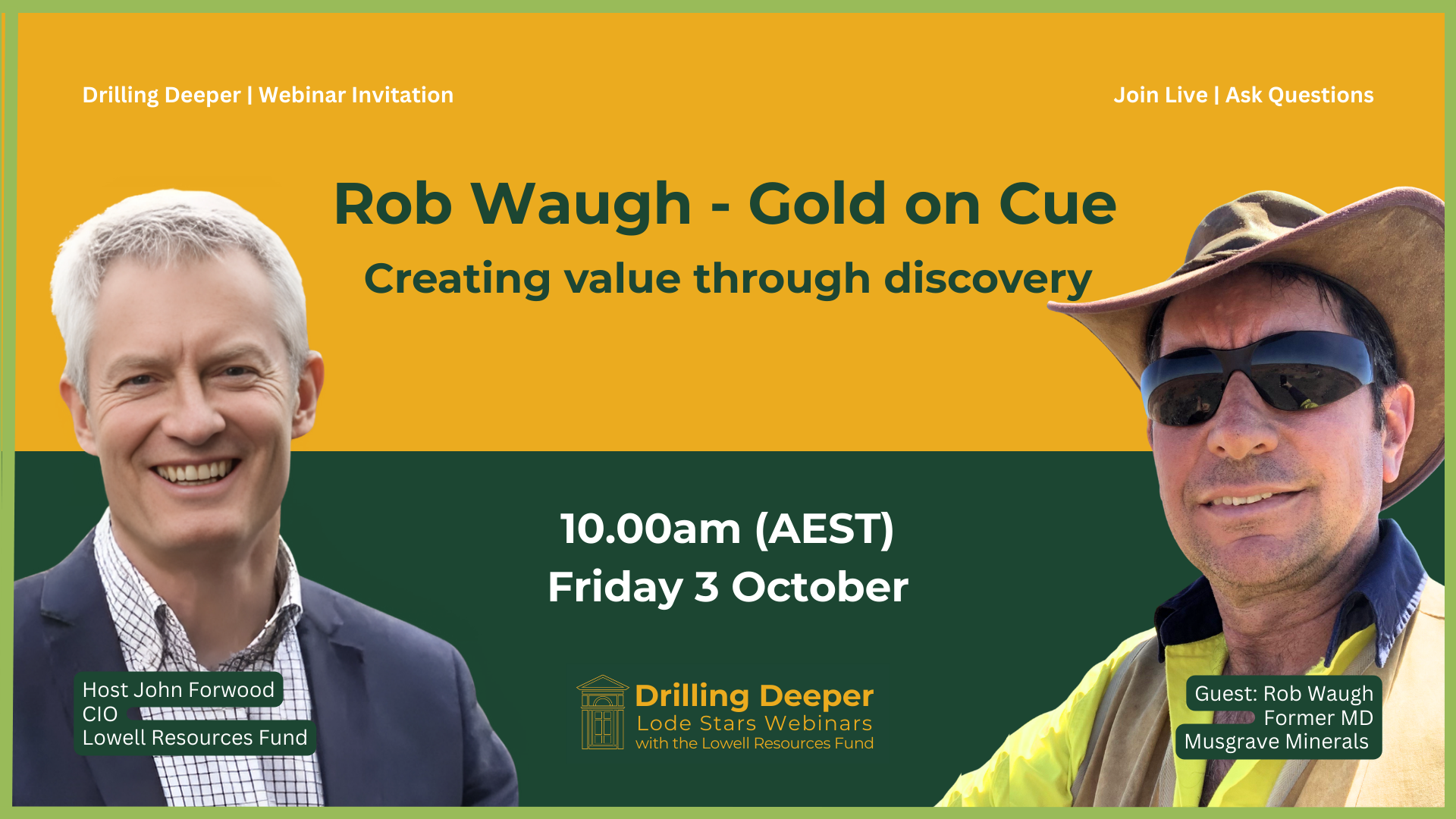  Rob Waugh - Gold on Cue: Creating value through discovery
