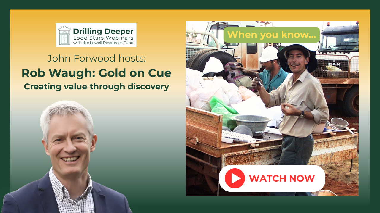 Renowned geologist and mining executive Rob Waugh