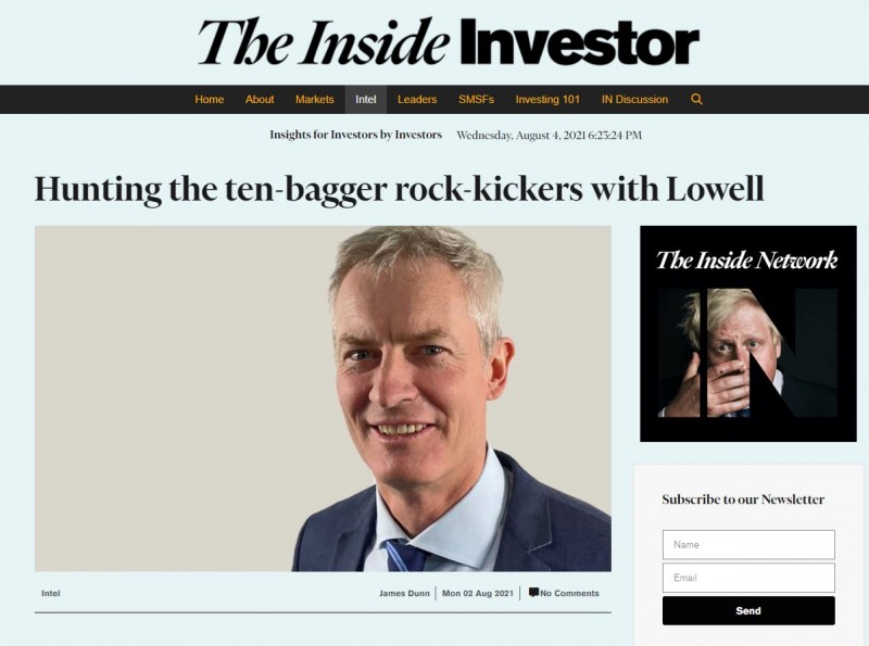 Hunting the ten-bagger rock-kickers- article in The Inside Investor