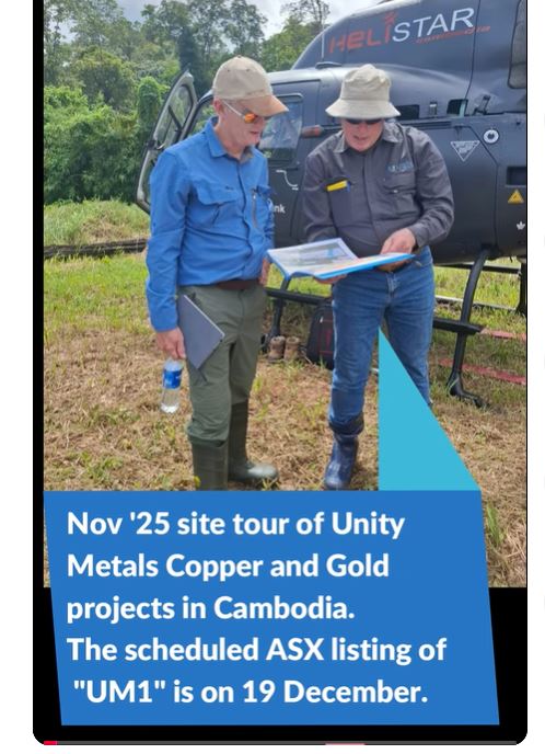 Visiting Unity Metals gold project in Cambodia